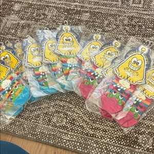 13 pairs Colorful Cartoon Character Socks Set